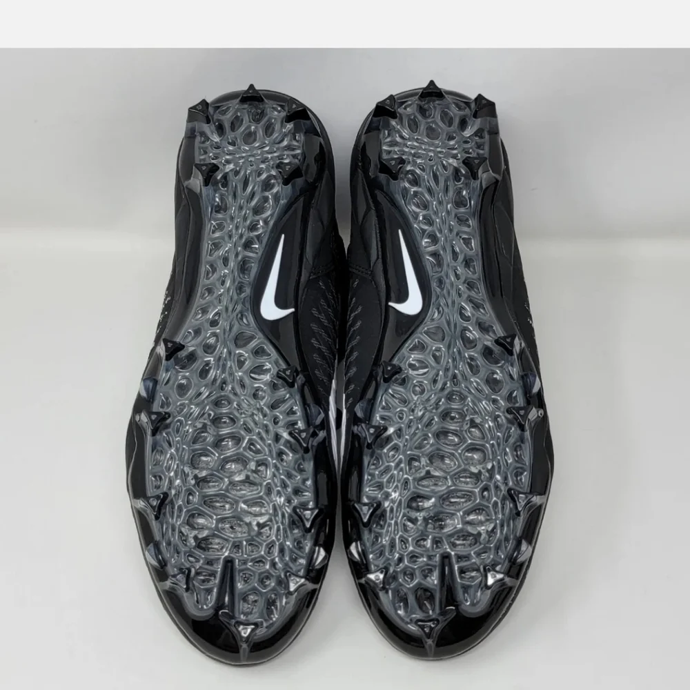 Nike Alpha Menace Pro 2 Mid Men's Football Cleats Black aq3209-002 Sz 13.5 NEW